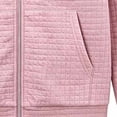 thumbnail image 6 of Bxsruta Mens Zip Up Hoodie Quilted Long Sleeve Casual Sweatshirt Jacket with Drawstring, 6 of 6
