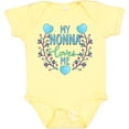 thumbnail image 3 of Inktastic My Nonna Loves Me with Flowers and Hearts Boys or Girls Baby Bodysuit, 3 of 5