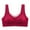 Red Bras for Women, variant on SMihono Womens Seamless Bras Full Coverage Push Up Bras Lace Anti-Sagging Wirefree Bra Breathable Comfy Everyday Bras Black 4