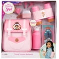 thumbnail image 3 of Disney Princess Style Collection Trendy Traveler Children's Pink Pretend Play Backpack, 3 of 11