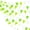 Green, variant on 32Ft Italian Summer Wavy Floral Pennant Banner, Fabric Triangle Flag Garland for Summer Birthday Baby Shower Party Decor