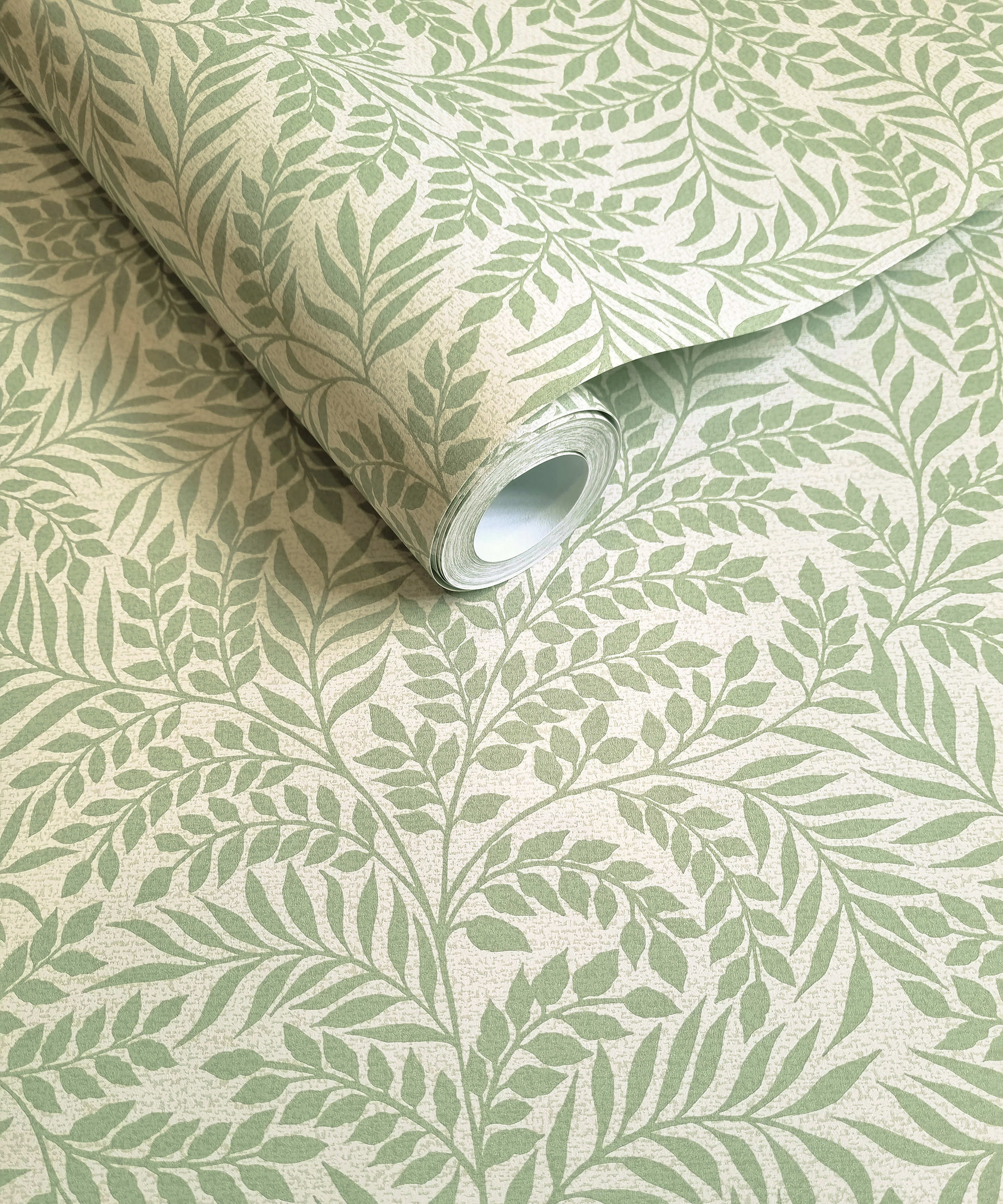 Holden Decor Mini Leaf Trail Sage Green Non-Pasted Wallpaper (Covers 56 sq. ft)
