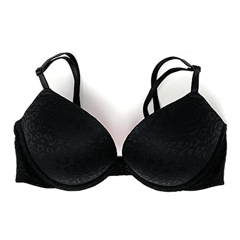 Buy Victoria's Secret PINK Pure Black Logo Super Push Up Bra from Next  Luxembourg