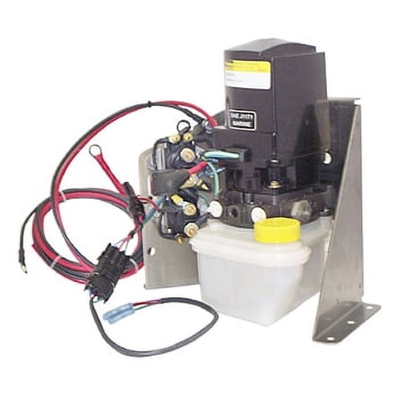 Trim Pump MES Alpha I, Gen II, Bravo w/Early S.S.Bracket /Solenoids Pro # T1088MSK Cross Ref #: 14336A28 88183A12