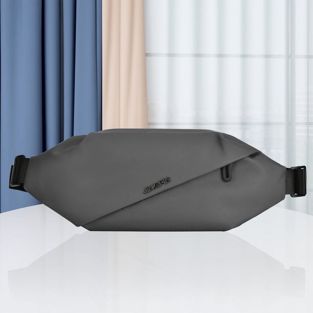 Sac Bandoulière pour Hommes Femmes, Sacs de Taille pour Course avec Sangle Réglable, Entraînement Extérieur Voyage Décontracté Course Randonnée Cyclisme, Matériau en Nylon, Résistant à l'Eau, Multiples Poches, Anti-Vol