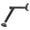 Black, variant on Portable Swingarm Lift Frame with Spool Paddocks - Heavy Duty Dirt Bike Stand for Wheel & Chain Maintenance