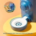 thumbnail image 3 of Dispensador de agua para conejos, 600 ml, bebedero colgante para conejos, botella de alimentación automática para cobayas, alimentador antigoteo para hámster, para conejo, chinchilla, cobaya, erizo, hurón (azul) JM, 3 of 5