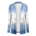 thumbnail image 5 of DDAPJ pyju Lightweight Cardigans for Women 2023,Open Front Drape Cardigan Gradient Floral Print Boho Kimono Casual Long Sleeve Holiday Coats Fall Winter Mid-Length Thin Jacket, 5 of 6