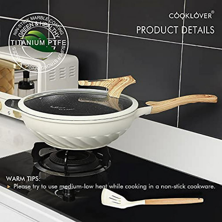  COOKLOVER Nonstick Woks And Stir Fry Pans Die-cast