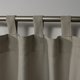 thumbnail image 3 of Exclusive Home Curtains - Par de Cortinas de Polipropileno Belga, Marrón Topo, 1.37 m x 2.13 m, 1, 1, 3 of 13
