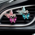 thumbnail image 2 of Clip decorativo para perfume de coche, accesorios para coche, clip decorativo para perfume de coche, clip decorativo de mariposa de color para salida de aire acondicionado, 2 of 6