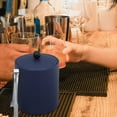 thumbnail image 2 of Navy Stainless Steel Ice Bucket with Lid for Bar Use, Large Capacity to Hold Multiple Drinks and Ice, Perfect for Parties, 2 of 6