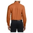 thumbnail image 2 of Men's Tall Long Sleeve Easy Care Shirt Texas Orange 2X-Large Tall, 2 of 6