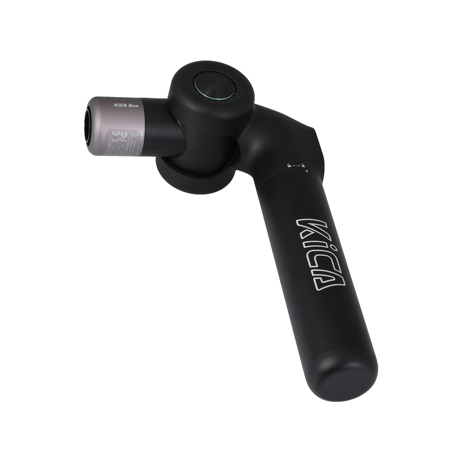 KiCA EVO Electric Deep Tissue Percussion Massager Massage Gun with 12 MM Amplitude 3200RPM for Muscle Sore Therapy, Back, Full-body Muscle, Foldable and Extendable,Heated head