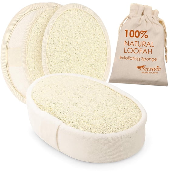 Esponja exfoliante corporal Loofah Treeswin Natural