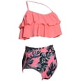 thumbnail image 5 of Girls Swimsuit Two Pieces Bikini Set Ruffle Falbala Swimwear Bathing Suits, 5 of 7
