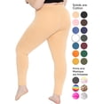 thumbnail image 3 of Women's and Plus Size Ankle Length Cotton Leggings, 3 of 5