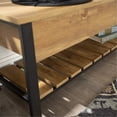 thumbnail image 5 of Walker Edison B48PCSBBW Park City Banc de Rangement Moderne de Style Ferme 48 Pouces - Barnwood, 5 of 5
