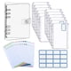 thumbnail image 1 of Matsuzay 6 Rings A6 Notebook Binder Loose Folder Expense Saving  Leaf Budgeting Suministros de escritura y corrección Claro, 1 of 1