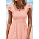 thumbnail image 5 of Vestido PRETTYGARDEN Maxi Rosa Claro Cuello Cuadrado XXL, 5 of 8