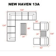 thumbnail image 3 of New Haven 13 Piece Outdoor Wicker Patio Furniture Set 13a, 3 of 7