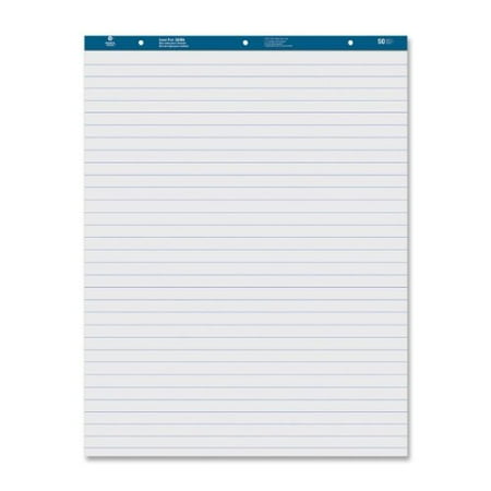 Sparco Standard Easel Pad - Business Source Standard Easel Pad - 50 Sheet - 15 Lb - Ruled - 27