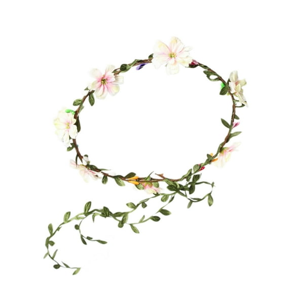 SIEYIO Flower Headbands Bride Flower Crown Wedding Floral Garlands for Stall Market