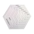 thumbnail image 1 of Quilting Rulers Tailor Ruler Patchwork Ruler Craft Ruler Clothes Making Ruler Sewing Ruler Ruler Cutting, 1 of 3