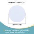 thumbnail image 3 of Unique Bargains 25mm 13.56MHz Read Only Round Coin RFID Blank IC Card White 10 Pack, 3 of 6