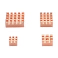 thumbnail image 3 of 4Set Heat Sink Metal Copper Heatsink Passive Cooling Pad Heat Dissipation Radiator for Model B, 3 of 5