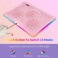thumbnail image 3 of Laptop Cooling Pad Rgb Pink, 3 of 6