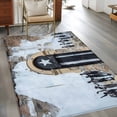 thumbnail image 3 of 3'x5' Area Rugs, Puerto Rico Flag Indoor Outdoor Area Rug for Living Room Bedroom, Retro Rustic Door Artwork Picture Prints Washable Bathroom Rugs Kitchen Floor Carpet Mats Home Decor Aesthetic, 3 of 8