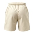 thumbnail image 5 of Dwelliawo 250th Anniversary Usa Shorts for Men Usa Flag Drawstring 4th Of July Shorts 1776 2026 Wide Leg Red Blue and White Independence Day Baseball Short Pants Beige M, 5 of 6