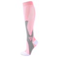 thumbnail image 1 of Compression Socks Football 20-30 mmHg Support Recovery Moisture Wicking Black, 1 of 10