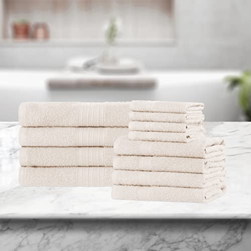 Superior Eco Friendly Soft Absorbent Solid Towel Set 100 Ringpspun Cotton 4 Bath 27