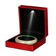 thumbnail image 2 of Caja de anillo de luz LED, joyero de almacenamiento de anillo iluminado LED de moda regalo de escaparate (tamaño de caja de pulsera) Adepaton 2035274-1, 2 of 9