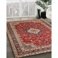 thumbnail image 2 of Ahgly Company Indoor Rectangle Traditional Red Medallion Area Rugs, Swatch Sample, 2 of 6