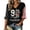 01-Dark Grey, variant on Womens 9/11 25th Anniversary T Shirt | We Will Never Forget Memorial Tee, V Neck 3/4 Sleeve Loose Fit Top with Patriotic Letter Print, Casual Commemorative Apparel 2XL