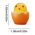 thumbnail image 3 of Easter Bling In Dark Chicks Figurines Mini Chick Statues For Easter Egg Stuffers Garden Decor, 3 of 6