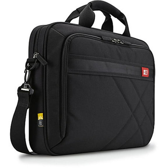 Case Logic DLC-115 15.6-Inch Laptop and Tablet Briefcase (Black) Multi-Colored