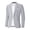Gray, variant on Men's Linen Blazers Lightweight One Button Business Suit Jackets | Single Button Front Blazer, Fall Office Suit Coat, Breathable Lightweight Layer, Business Meeting Attire, Outerwear