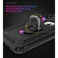 thumbnail image 4 of Phone Case for iPhone Xs Max,Military Grade Protective iPhone Xs Max Cases Cover with Ring Car Mount Kickstand for iPhone Xs Max - Black, 4 of 12
