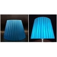 thumbnail image 5 of FSLiving Blue Cloth Lamp Shades Fixture Replacement Shades for DIY Floor Lamps Table Lamp Pendant Light Fixture and Other Compatible Lamps - 1 Pack, 5 of 7
