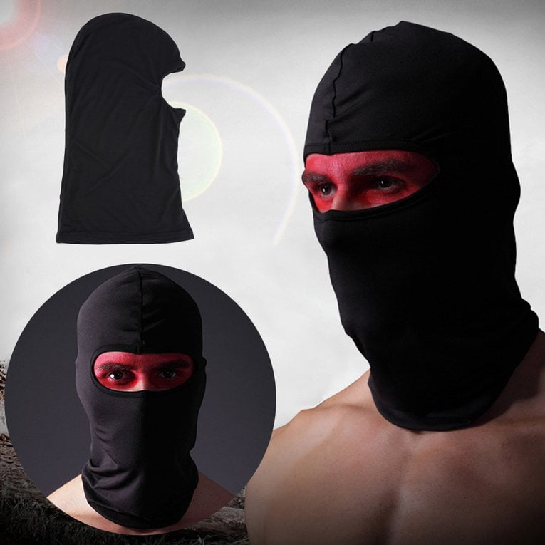 Black Cycling Bike Outdoor Head Neck Full Face Mask Cover Hat Protection Cap by