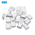 thumbnail image 3 of Unique Bargains 5/32' Aluminum Crimping Loop Sleeves, for Wire Rope Sleeves, Silver Tone 20 Pcs, 3 of 5