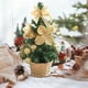 thumbnail image 1 of pstuiky Mini árbol de Navidad, adornos de escritorio, juego de decoración navideña para el hogar, corona navideña pequeña, 1 of 6