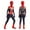 Watermelon Red, variant on Superhero Jumpsuit, Superhero Integrated Hood Mask Costume, Superhero Stretch Hero Outfit, Web & Armored Print Full Coverage Stretch Jumpsuit Halloween Role Play Outfit With Hood Mask, 130