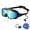 B, variant on Ckraxd HD Large Frame Swim Goggles, Waterproof Swim Goggles, Anti-Fog, UV Protection, Comfortable Fit, Ideal for Pool and Outdoor Swimming