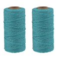 thumbnail image 1 of 2mm 100m Cotton String Twine 8 Ply Solid Colour Holiday Decorative Read For Diy Craft Gift Bake Wrapping, 1 of 5