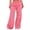 45# Pink, variant on Women Casual Lounge Sweat Pants High Waist Elastic Waistband Loose Fit Pants Straight Leg Full Length Streetwear Bottoms Green M
